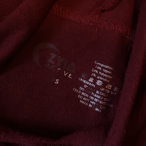 Zyia Women’s *sold out online* Red Boyfriend Hoodie, Size S - Picture 2 of 5